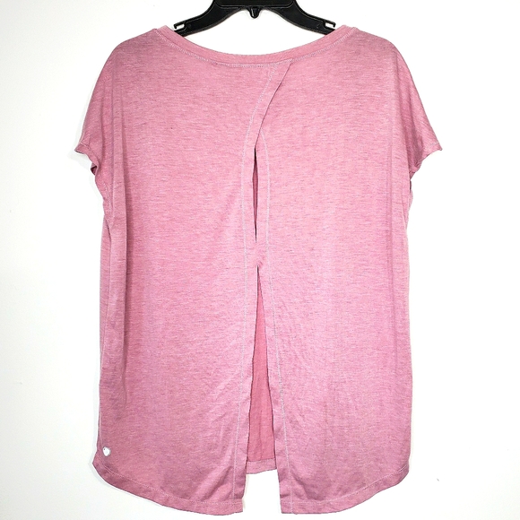 16) YOGALICIOUS Open back yoga shirt Sz. M - Picture 5 of 5